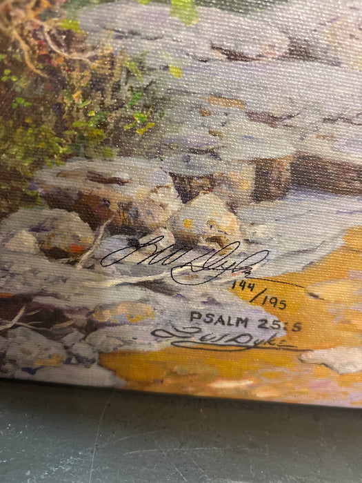 MEDIUM GICLEE OF MOUNTAIN BASE RIVER - SIGNED