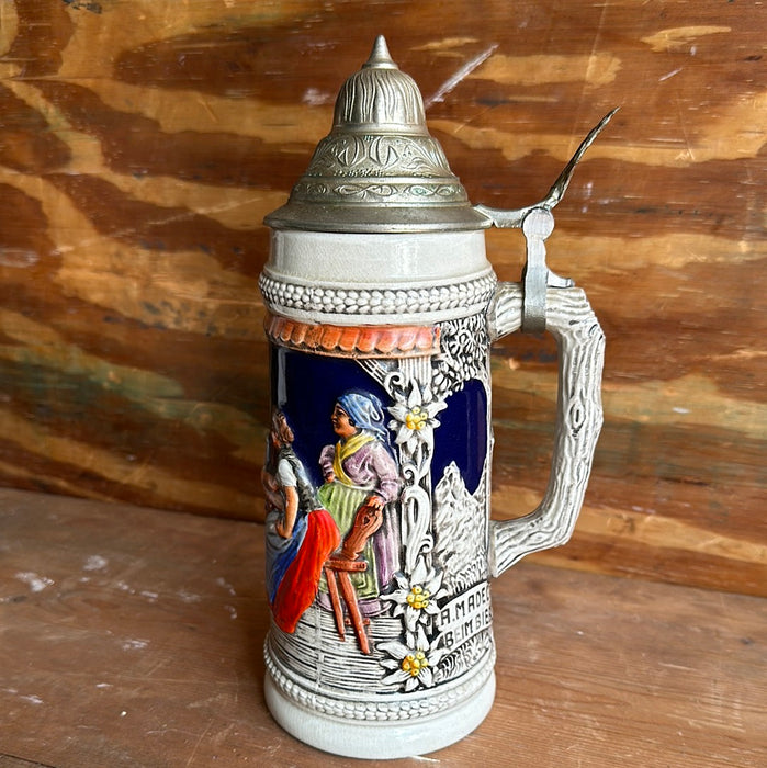 GERMAN LIDDED STEIN