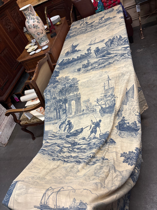 TOILE FISHERMAN FABRIC PANEL