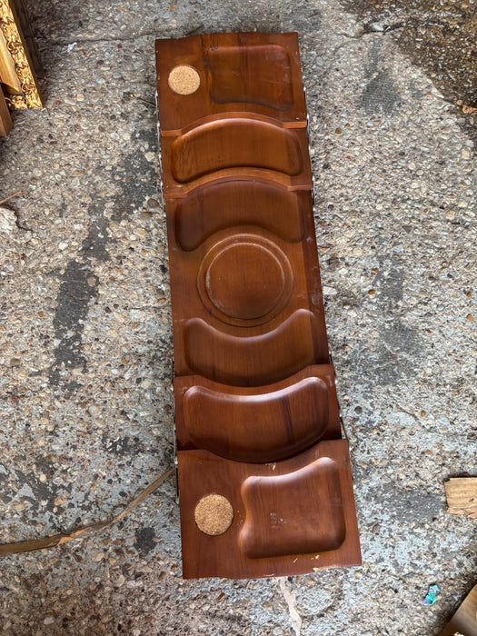 EXTENDING WOOD PAINT PALETTE TRAY