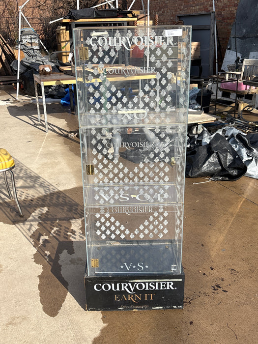 PLEXIGLASS COURVOISIER DISPLAY CASE
