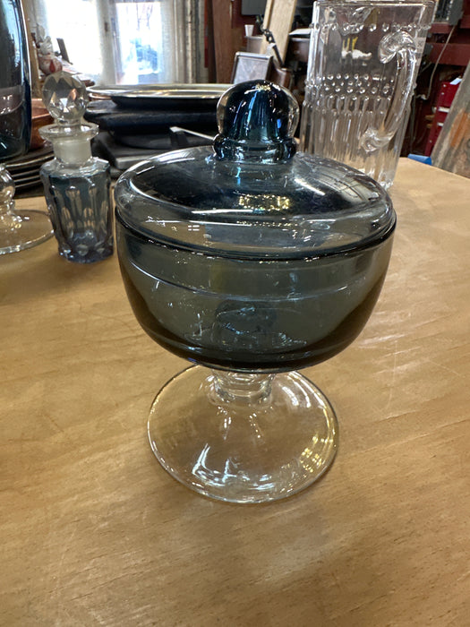 VINTAGE SMALL CANDY DISH WITH LID