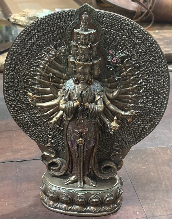 LARGE RESIN GODDESS STATUE