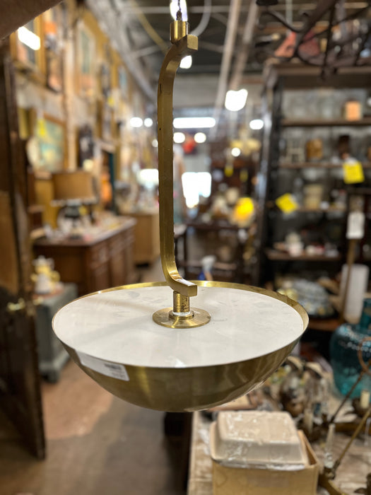 BRASS MODERN DOME LIGHT FIXTURES