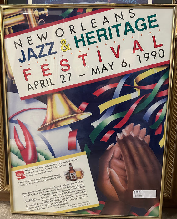 NEW ORLEANS JAZZ FESTIVAL COLLAGE 1990