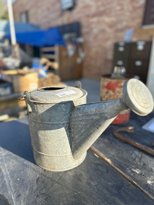 GALVANIZED WATERING CAN