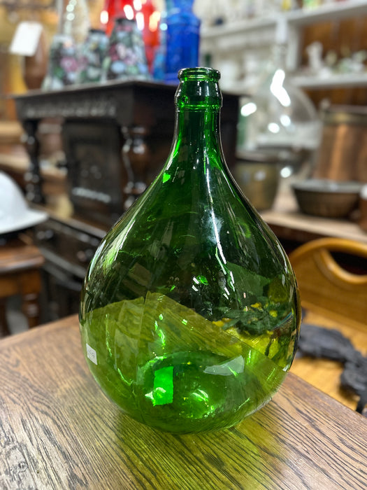 SMALL GREEN WINE BOTTLE