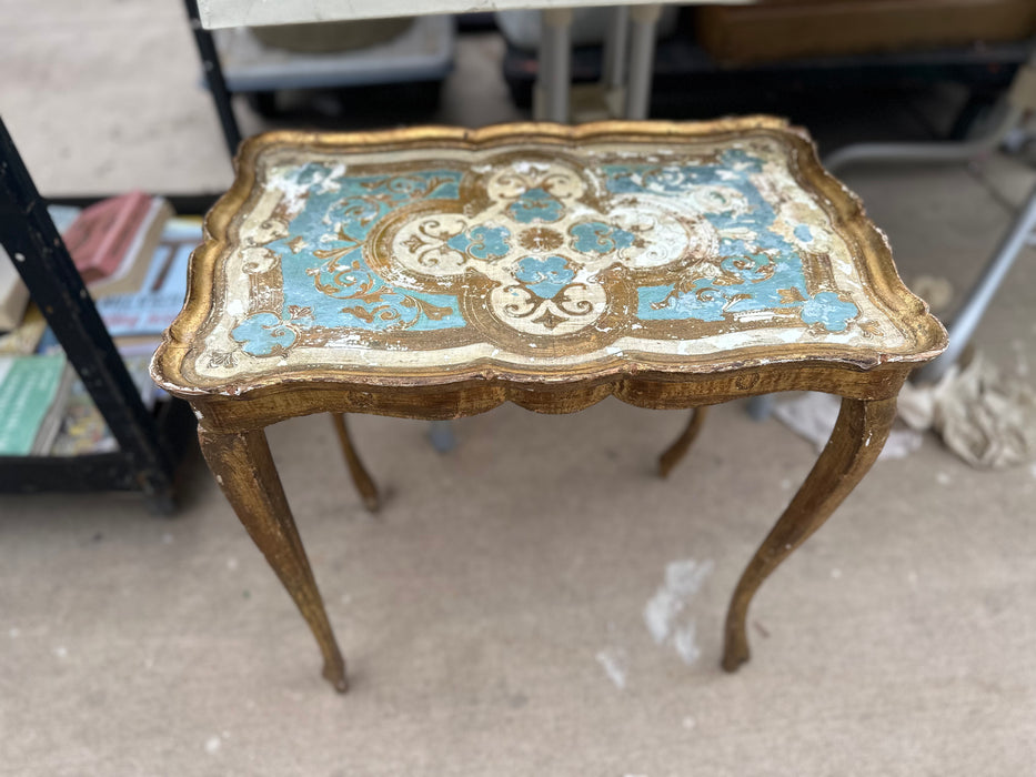 SMALL FLORENTINE SIDE TABLE