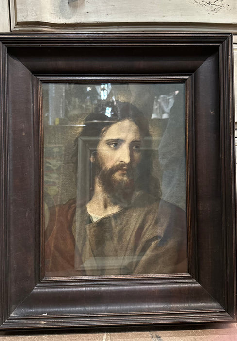 FRAMED PAINTING OF JESUS BY HEINRICH HOFFMAN