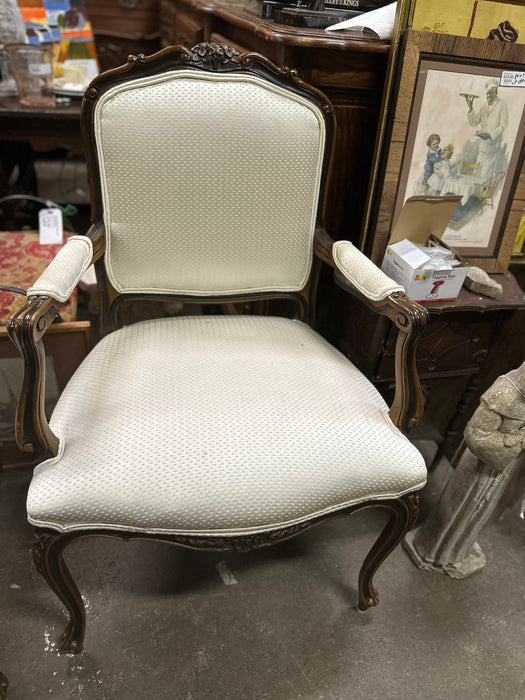 PAIR OF LOUIS XV ARM CHAIRS