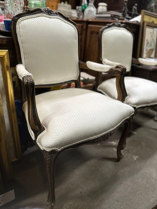 PAIR OF LOUIS XV ARM CHAIRS