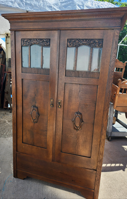 ARTS AND CRAFTS TWO DOOR ARMOIRE