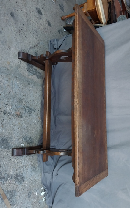 ENGLISH OAK TRESTLE BASE TABLE