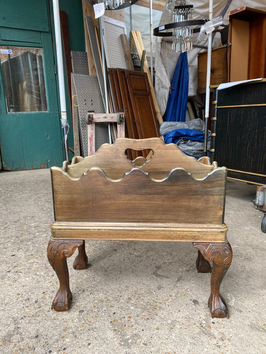 CHIPPENDALE PAINTED MAGAZINE RACK