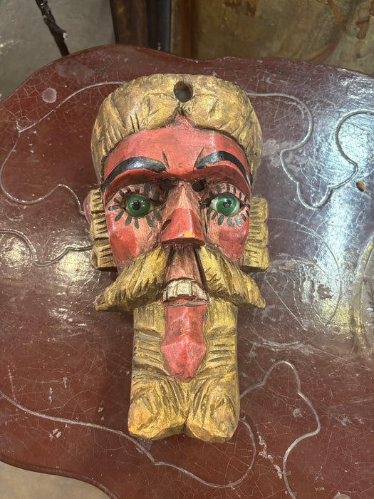 RED FACED BLONDE MAN MASK