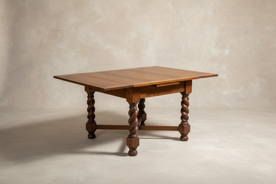 BARLEY TWIST DRAF LEAF PUB TABLE