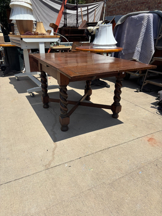 BARLEY TWIST DRAF LEAF PUB TABLE