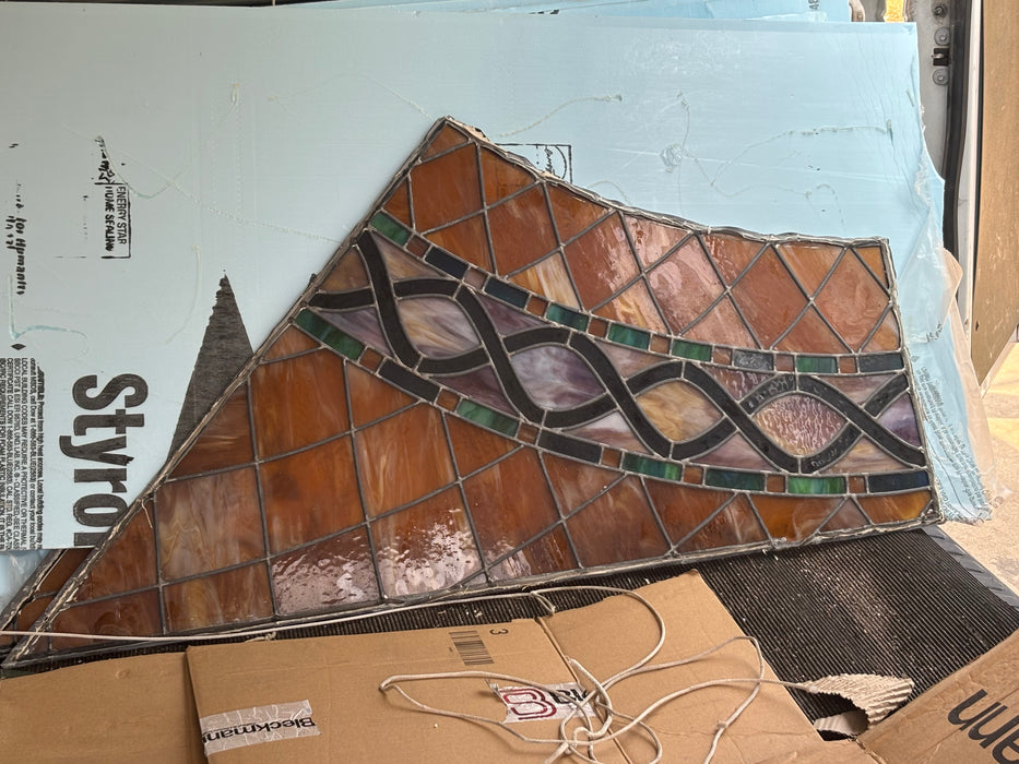 LARGE STAINED GLASS DOME