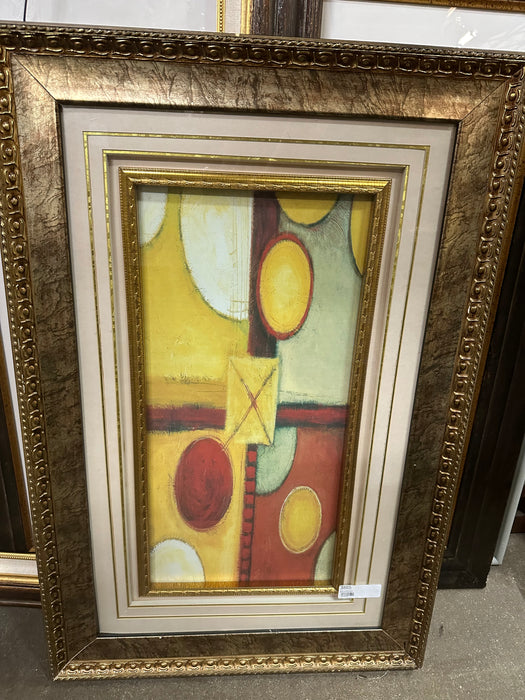 FRAMED ABSTRACT PRINT