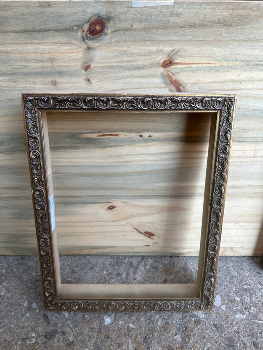 GOLD AND RED SHADOW BOX