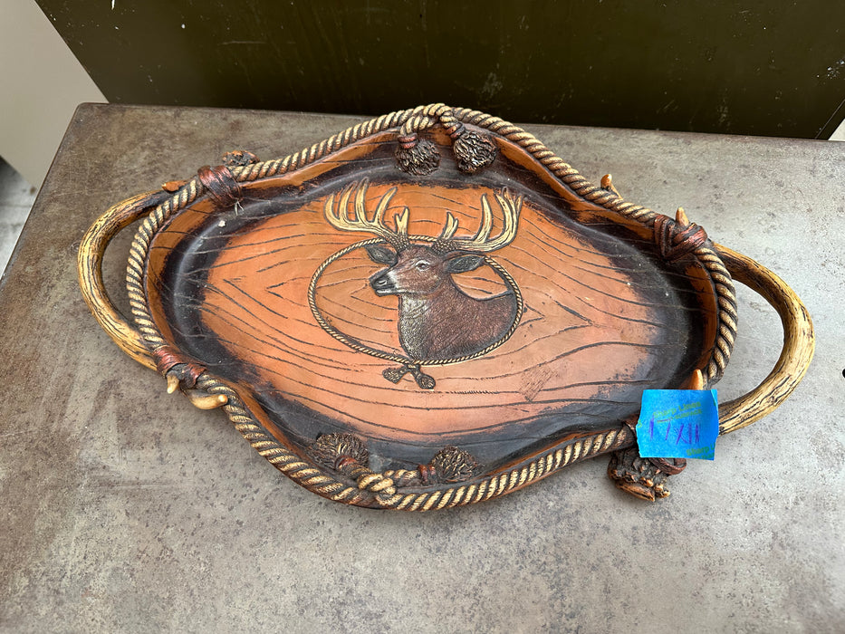 COMPOSITION DEER TRAY