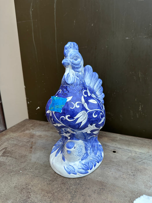 BLUE AND WHITE CHICKEN