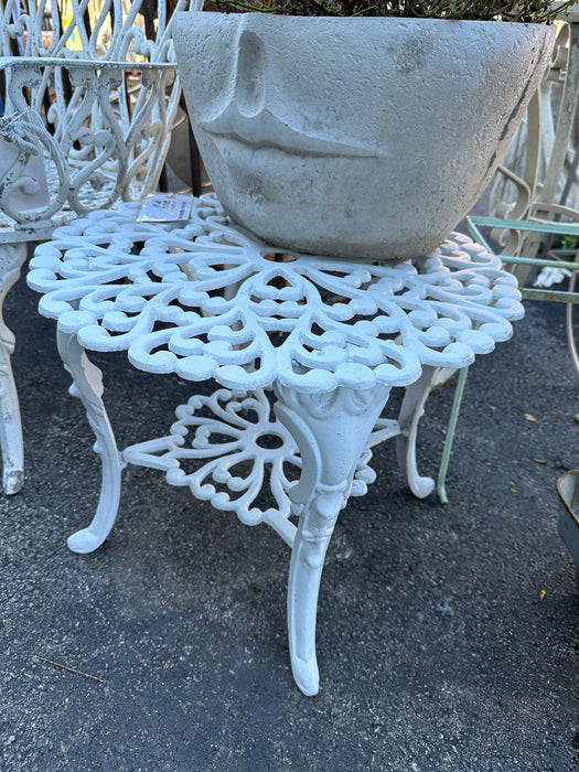 CAST ALUMINUM SIDE TABLE