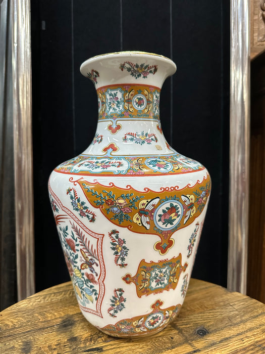 AS FOUND JAPANESE WITH BIRD AND FLOWERS