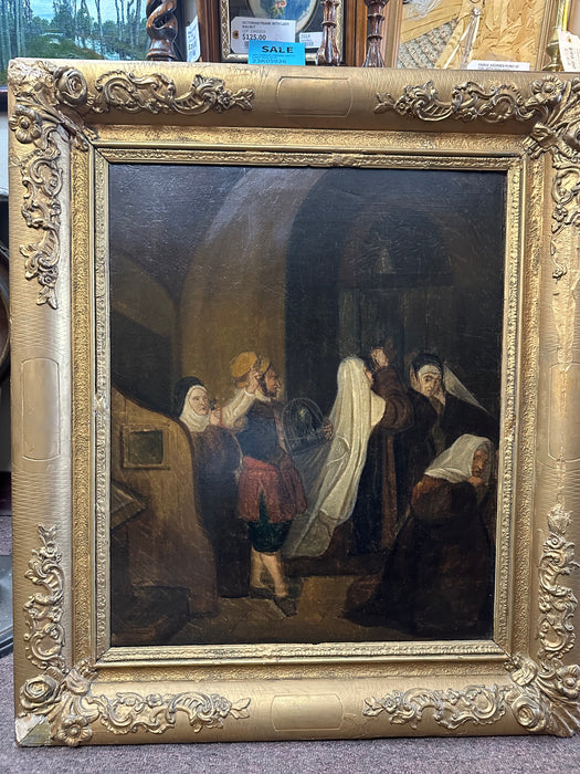 PAIR OF NUN PAINTINGS