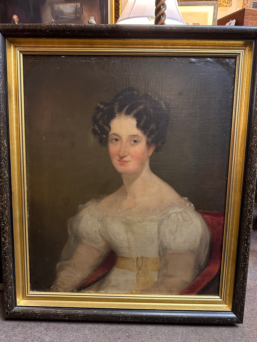 PAIR OF 1840'S SPANISH ARISTOCRAT COUPLES PAINTINGS