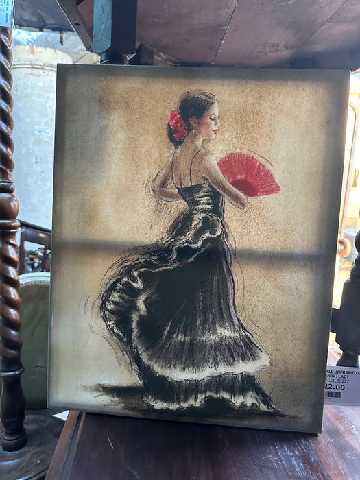 SMALL UNFRAMED GICLEE OF A SPANISH LADY