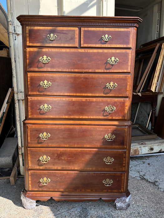 FEDERAL STYLE HIGHBOY CHEST NOT ANTIQUE
