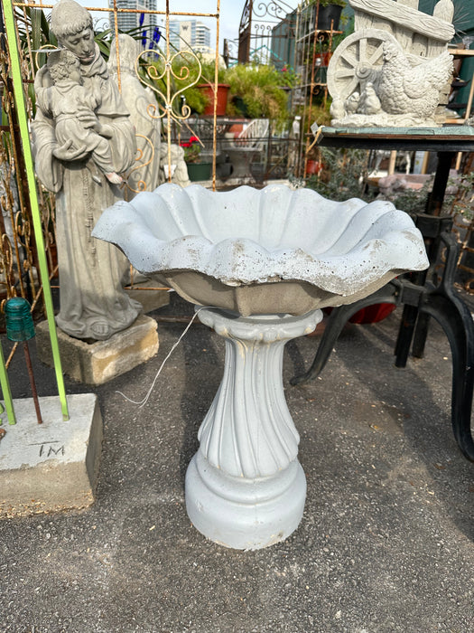 CONCRETE BIRD BATH