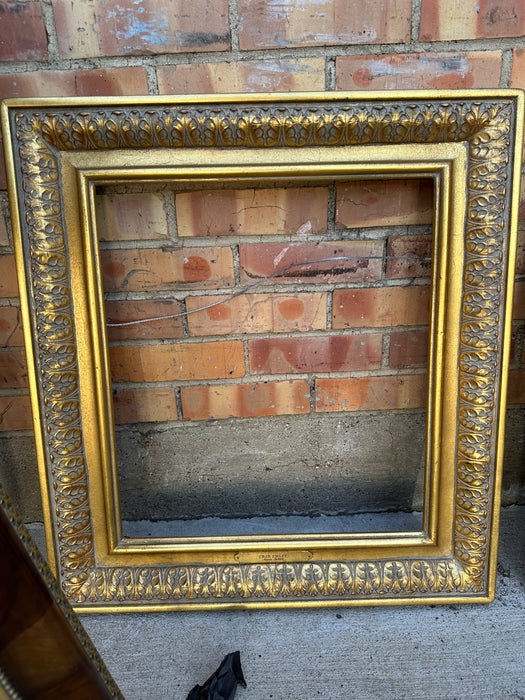 GILT WOOD FRAME WITH LEAVES