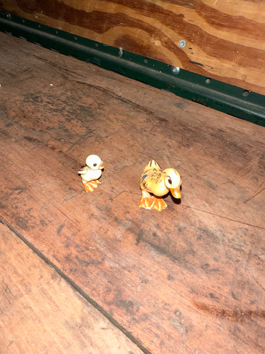 SET OF 2 TINY DUCKS