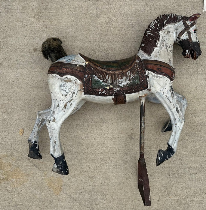 PAINTED WOOD HORSE