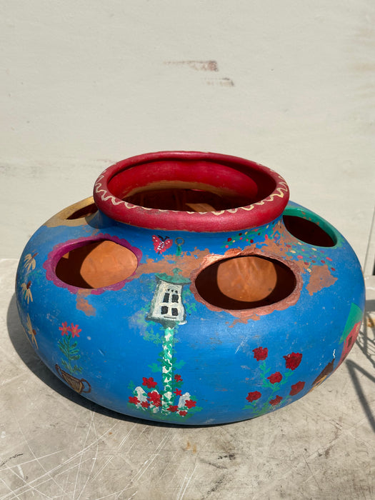 BLUE TERRA COTTA PLANTER