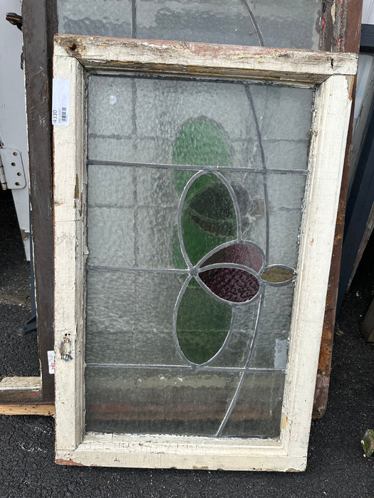 SMALL TRANSOM FLORAL AS FOUND