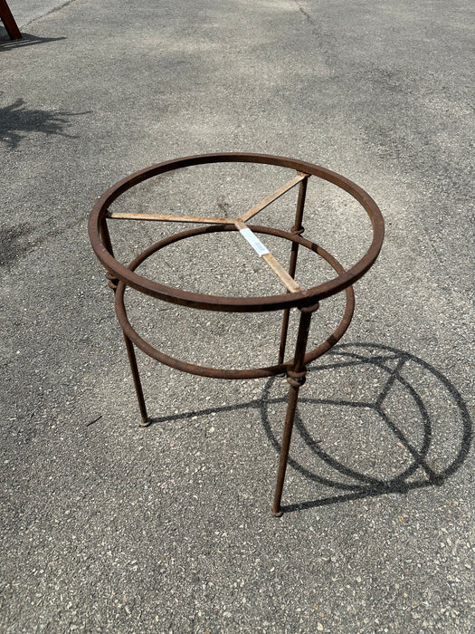 SMALL ROUND IRON TABLE BASE-NO TOP