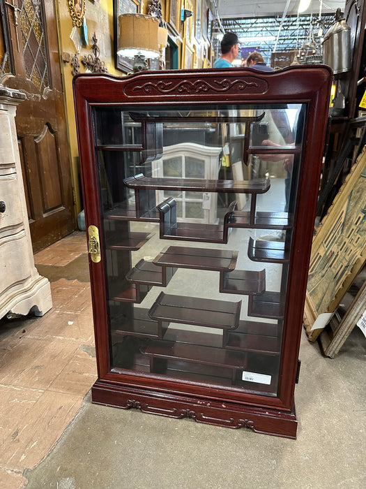 CHINESE WALL HANGING CURIO CABINET