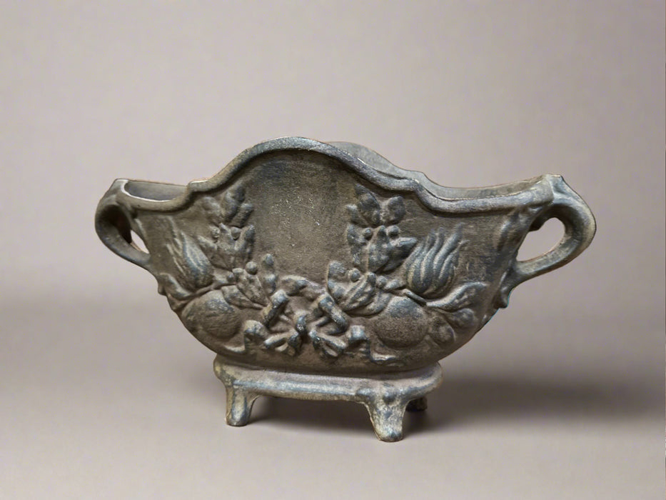 CAST IRON VASE JARDINIERE