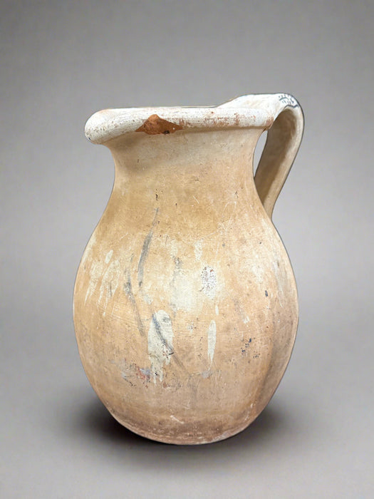 WHITE POTTERY JUG