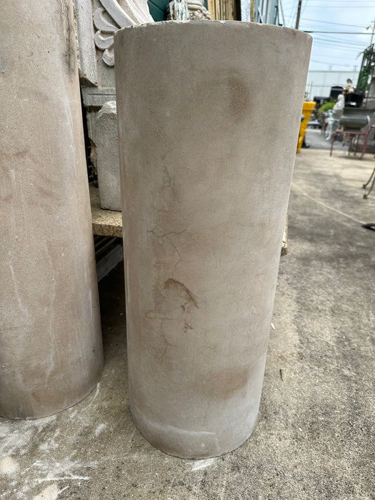 SINGLE 36" TALL CAST STONE HALF COLUMN