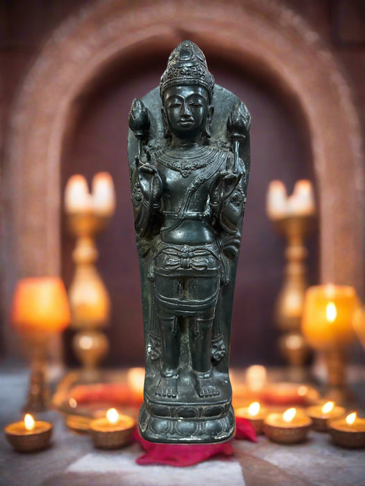 BRONZE STATUE OF VISHNU