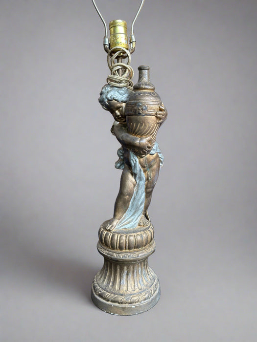 CHAULK CHERUB LAMP