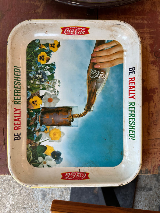 VINTAGE COKE TRAY "BE REALLY REFRESHED"