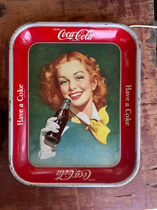 VINTAGE COKE TRAY "HAVE A COKE"