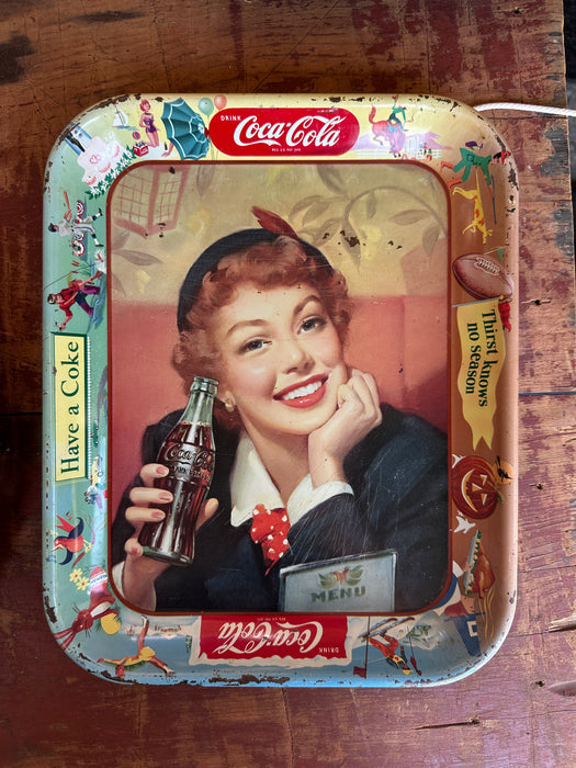 VINTAGE COKE TRAY "HAVE A COKE"
