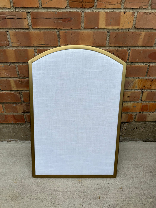 NOT OLD GOLD ARCHED PHOTO BOARD WITH CLOTH