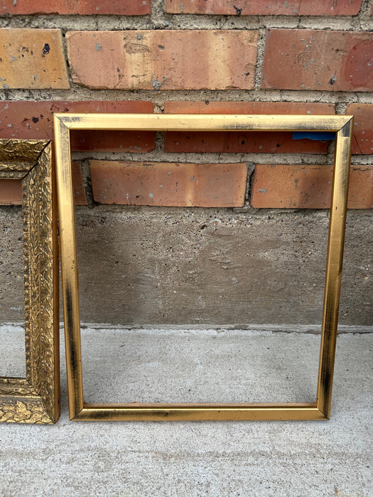SMALL GOLD AND BLACK FRAME